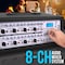 Pyle Pyle 800W Bluetooth Stage Powered Mixer, 8-Channel Pro Audio, MP3/USB/SD Readers, Digital LCD Display PMX840BT - alternate 7